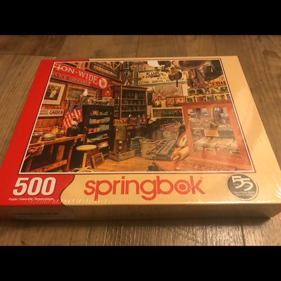 New w/ wrap on box, Vintage themed Americana Puzzle, 500 pieces - Picture 9 of 9